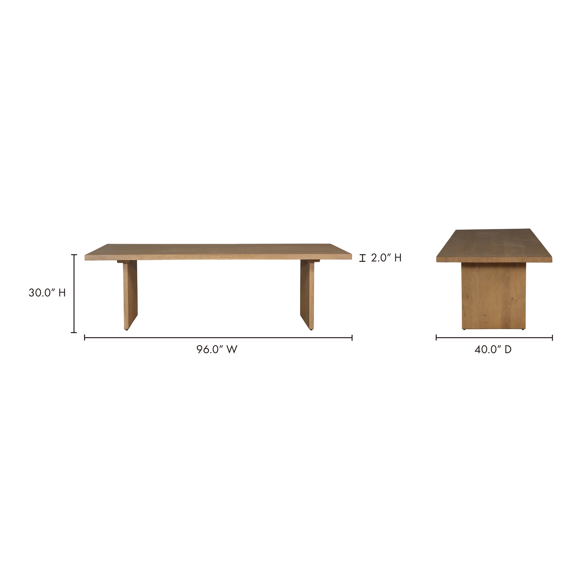 Koshi Dining Table FURNITURE - dining table Moe's Furniture