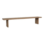 Koshi Bench Sandblasted Amber Oak FURNITURE - benche Moe's Furniture