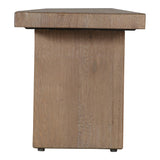 Koshi Bench Sandblasted Amber Oak FURNITURE - benche Moe's Furniture