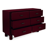 Juniper 6 Drawer Dresser Furniture - Dressers Moe's Furniture