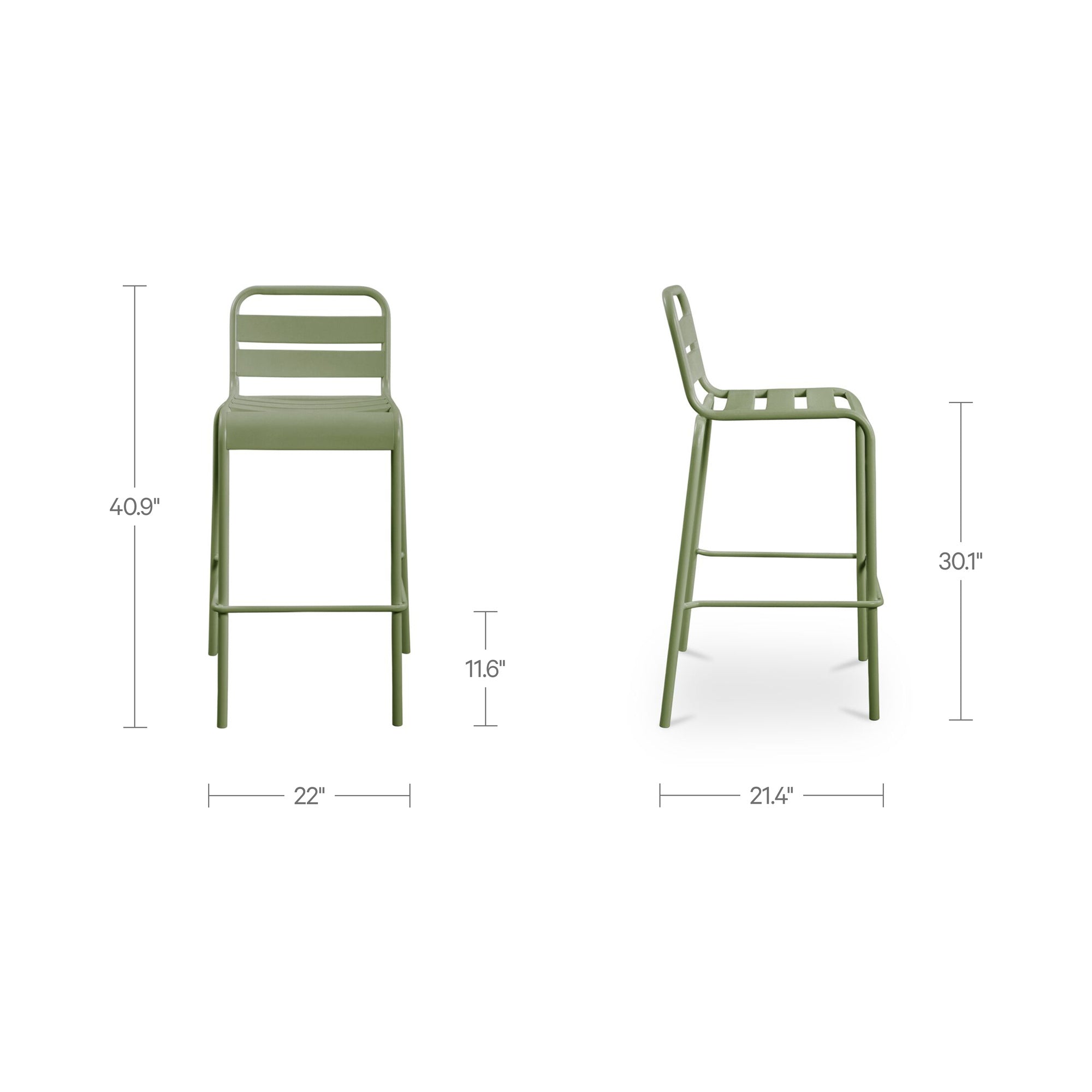 Kade Outdoor Bar Stool FURNITURE - outdoor stool Moe's Furniture