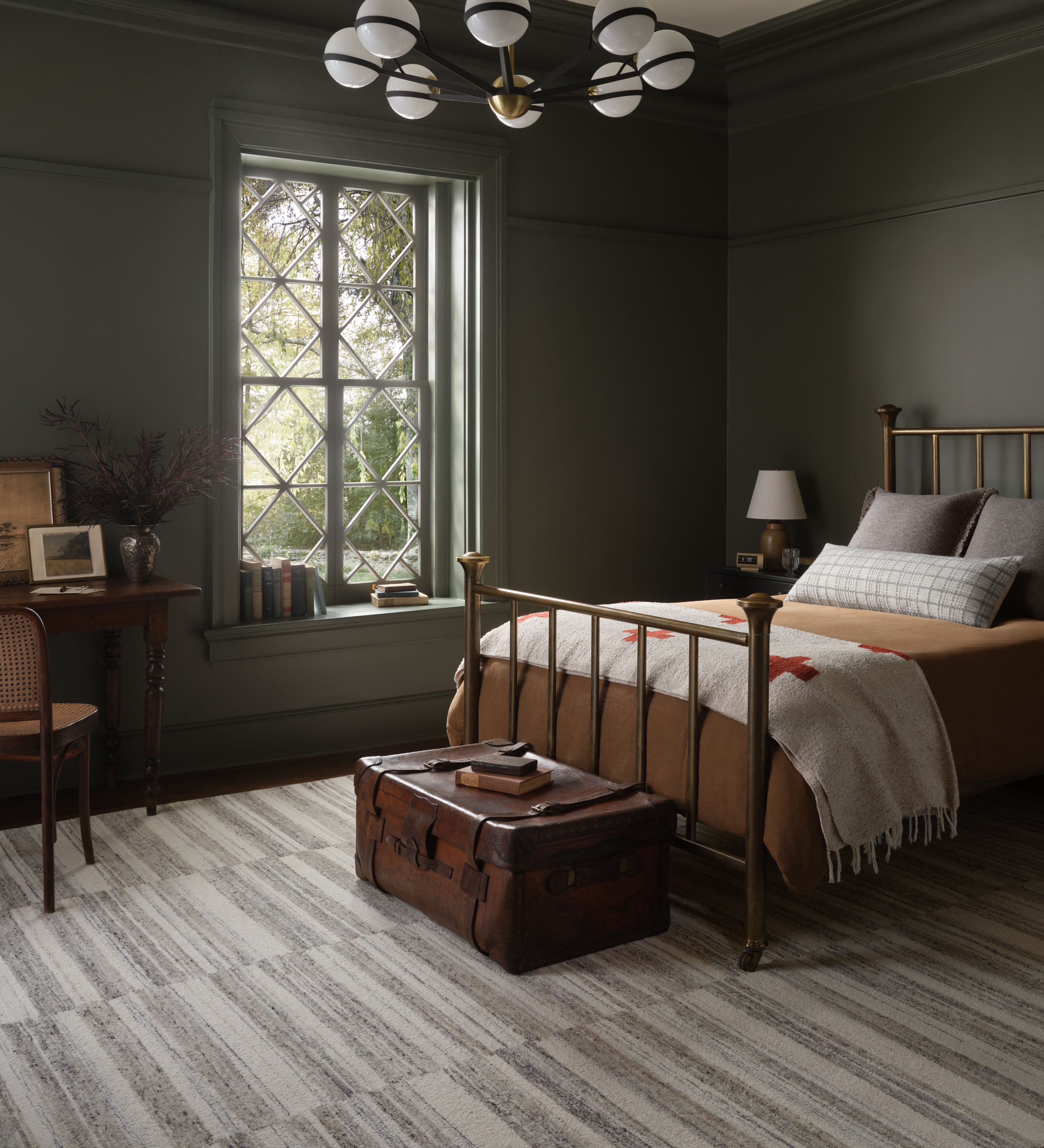 Magnolia Home by Joanna Gaines x Loloi Rae Stone / Ivory Rug 0-RUGS-wool Loloi