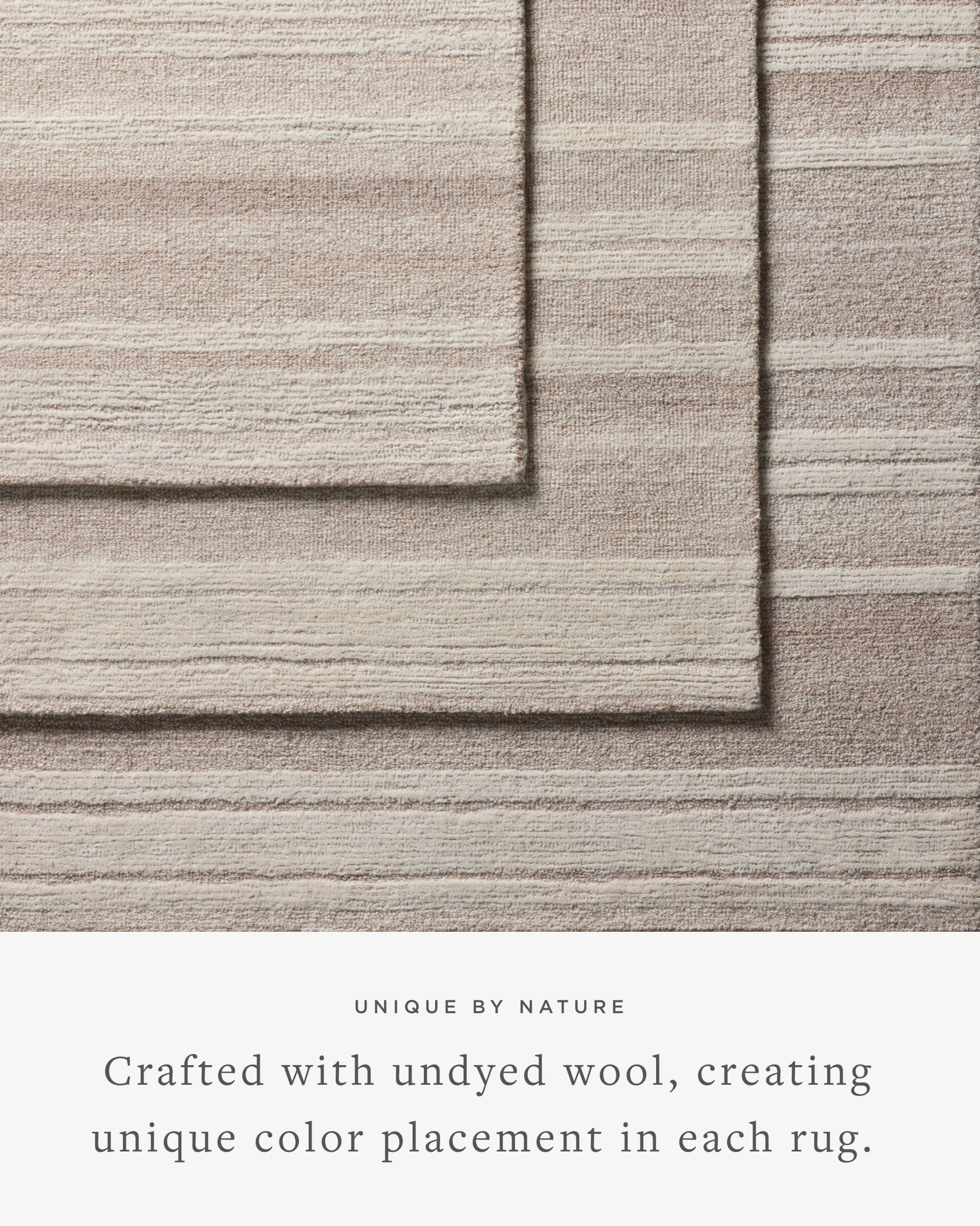 Magnolia Home by Joanna Gaines x Loloi Rae Clay / Ivory Rug 0-RUGS-wool Loloi
