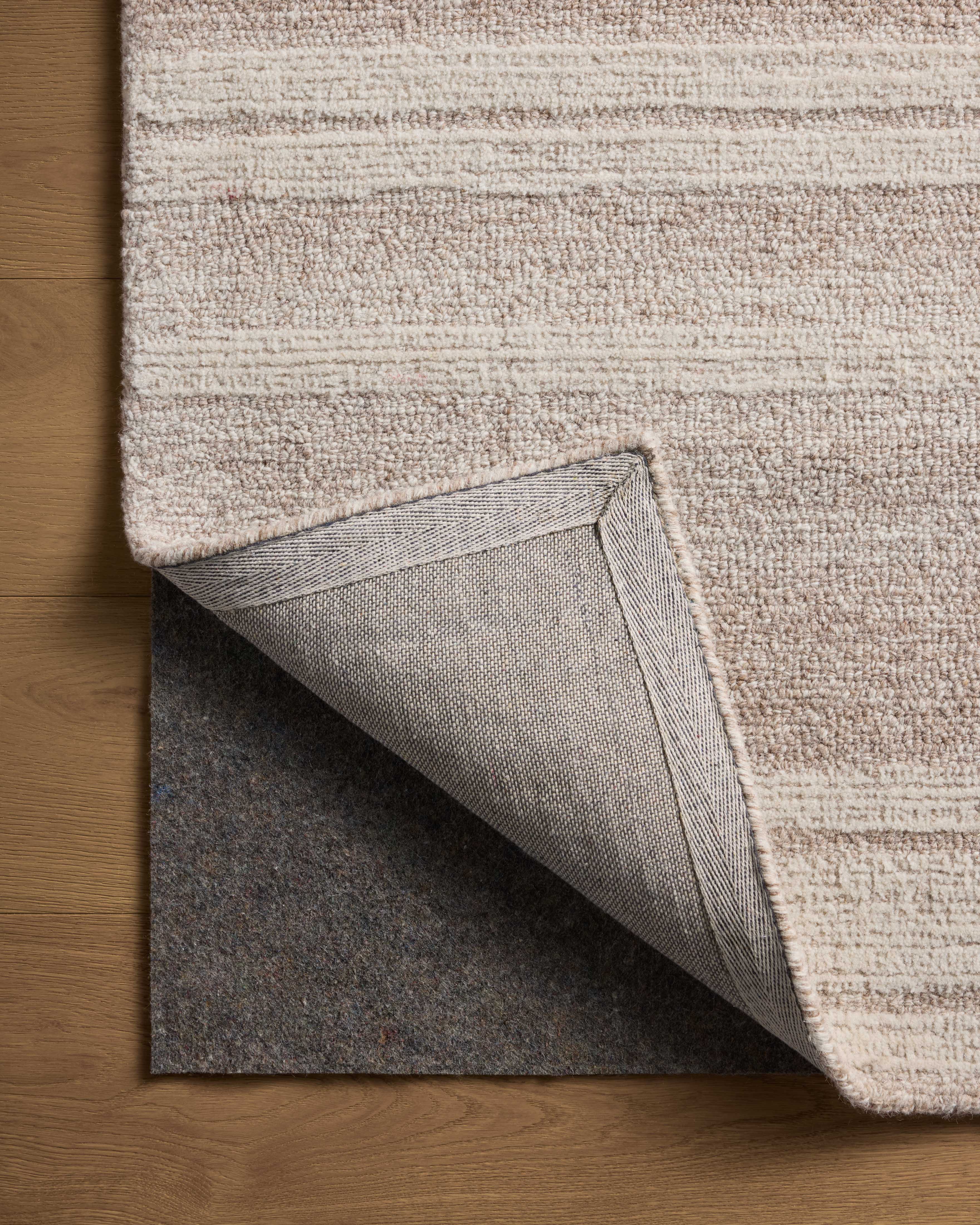 Magnolia Home by Joanna Gaines x Loloi Rae Clay / Ivory Rug 0-RUGS-wool Loloi