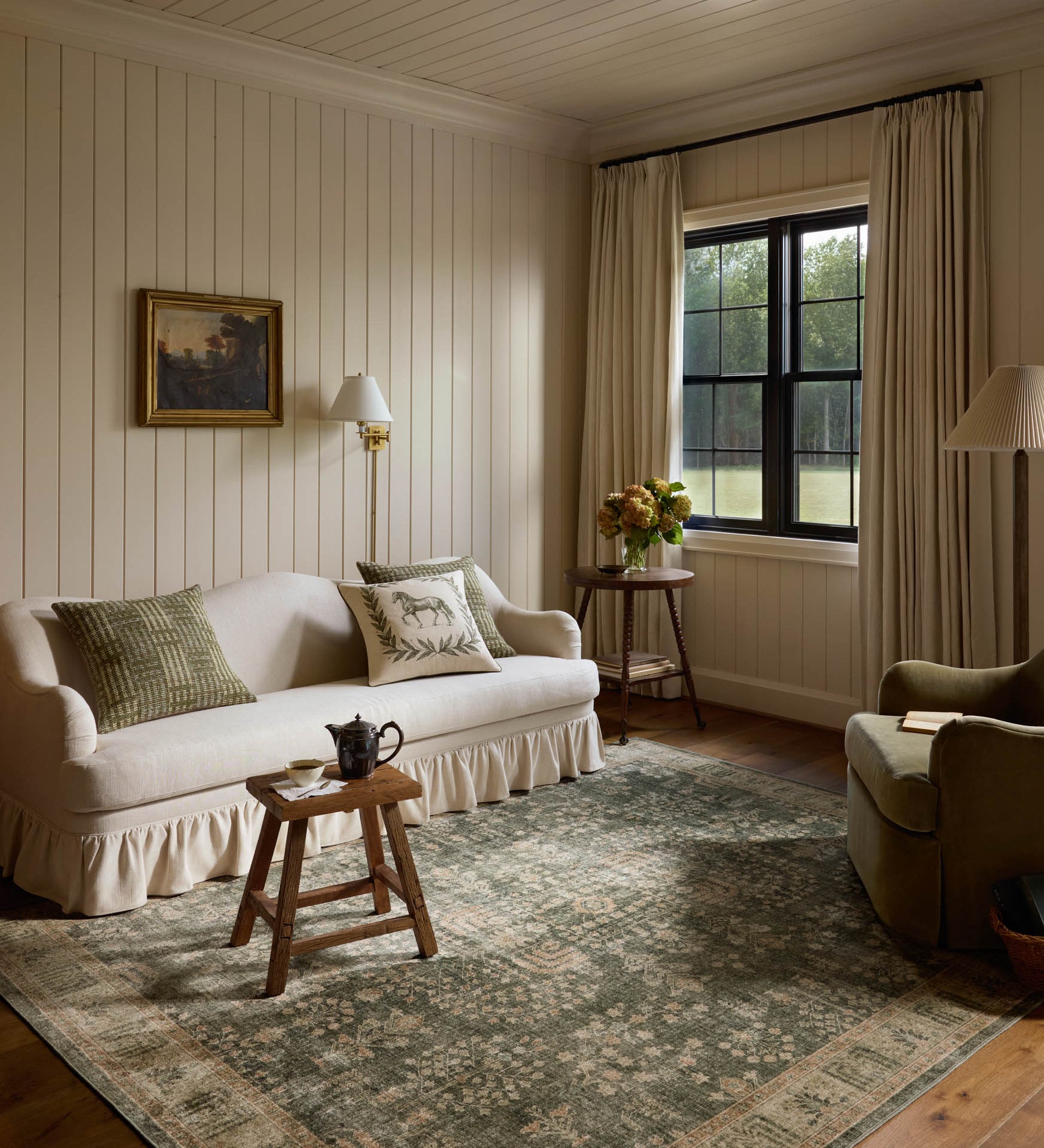 Chris Loves Julia x Loloi Ramona Forest / Clay Rug - Rug & Weave