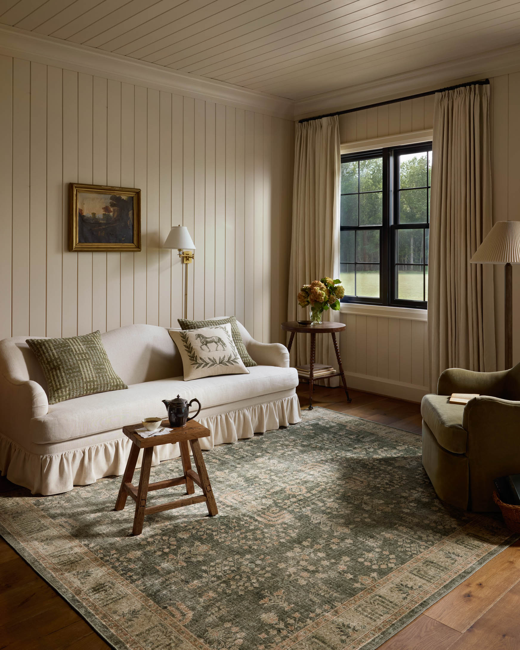 Chris Loves Julia x Loloi Ramona Forest / Clay Rug - Rug & Weave