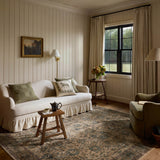Chris Loves Julia x Loloi Ramona Khaki / Multi Rug - Rug & Weave