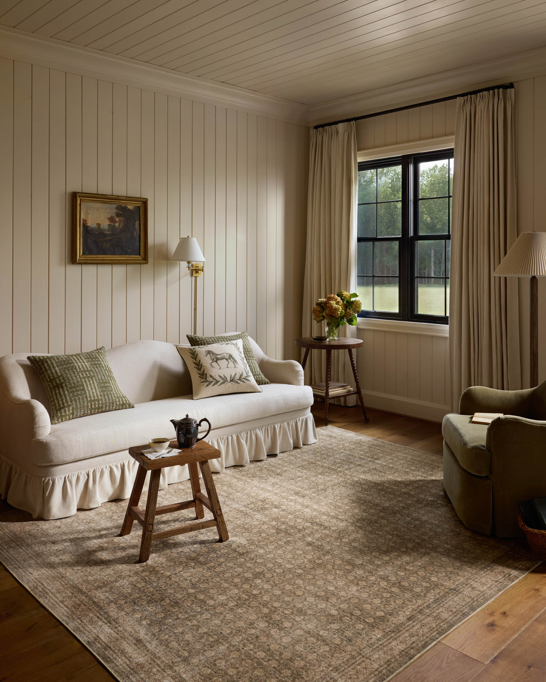 Chris Loves Julia x Loloi Ramona Wheat / Tobacco Rug - Rug & Weave