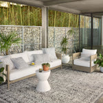 Loloi Rainier Pebble / Ivory Rug Loloi
