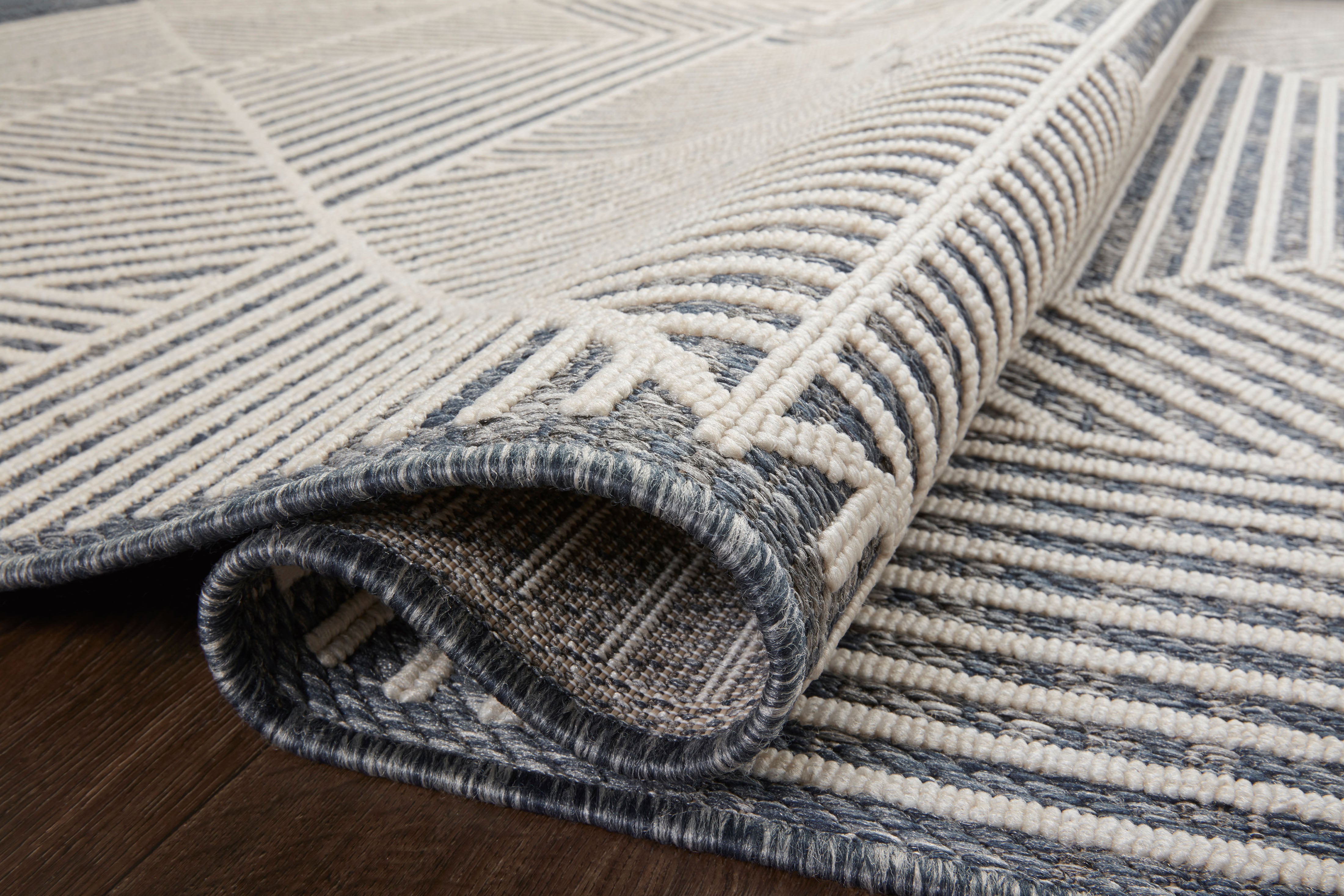 Loloi Rainier Denim / Ivory Rug No.1 Loloi