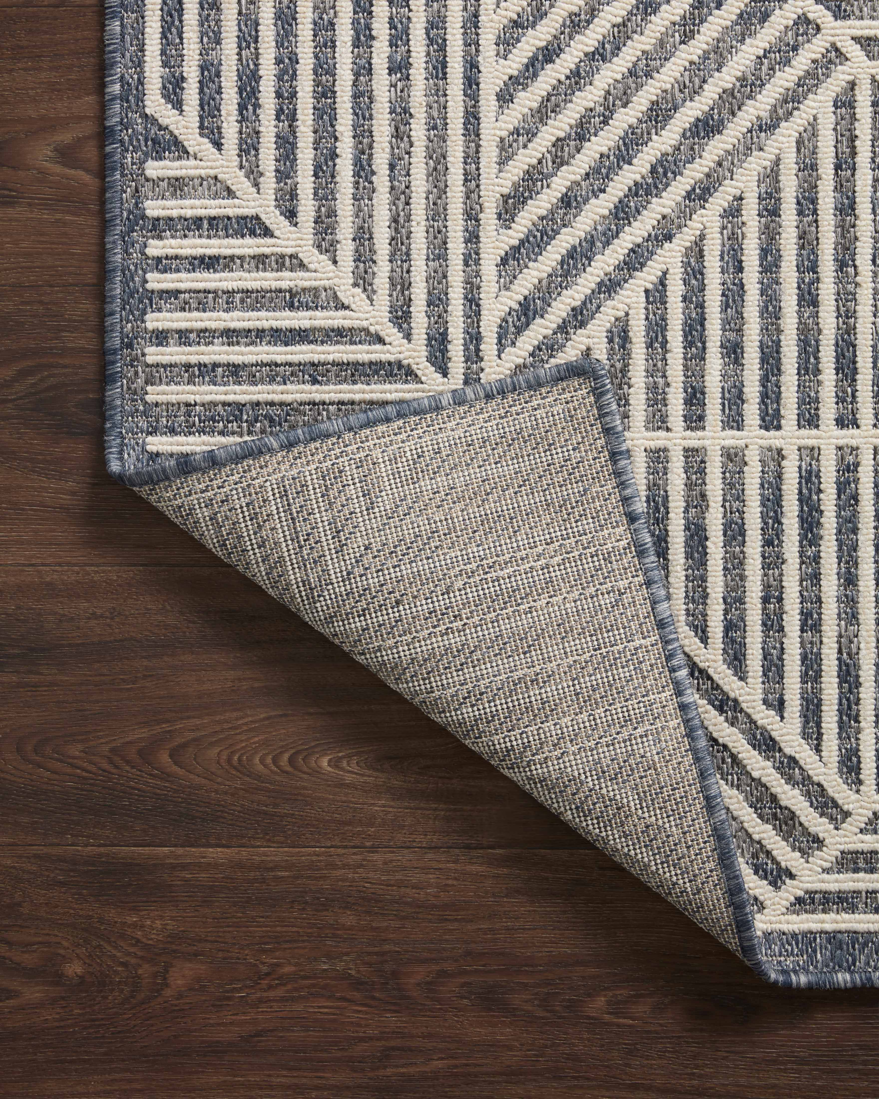 Loloi Rainier Denim / Ivory Rug No.1 Loloi