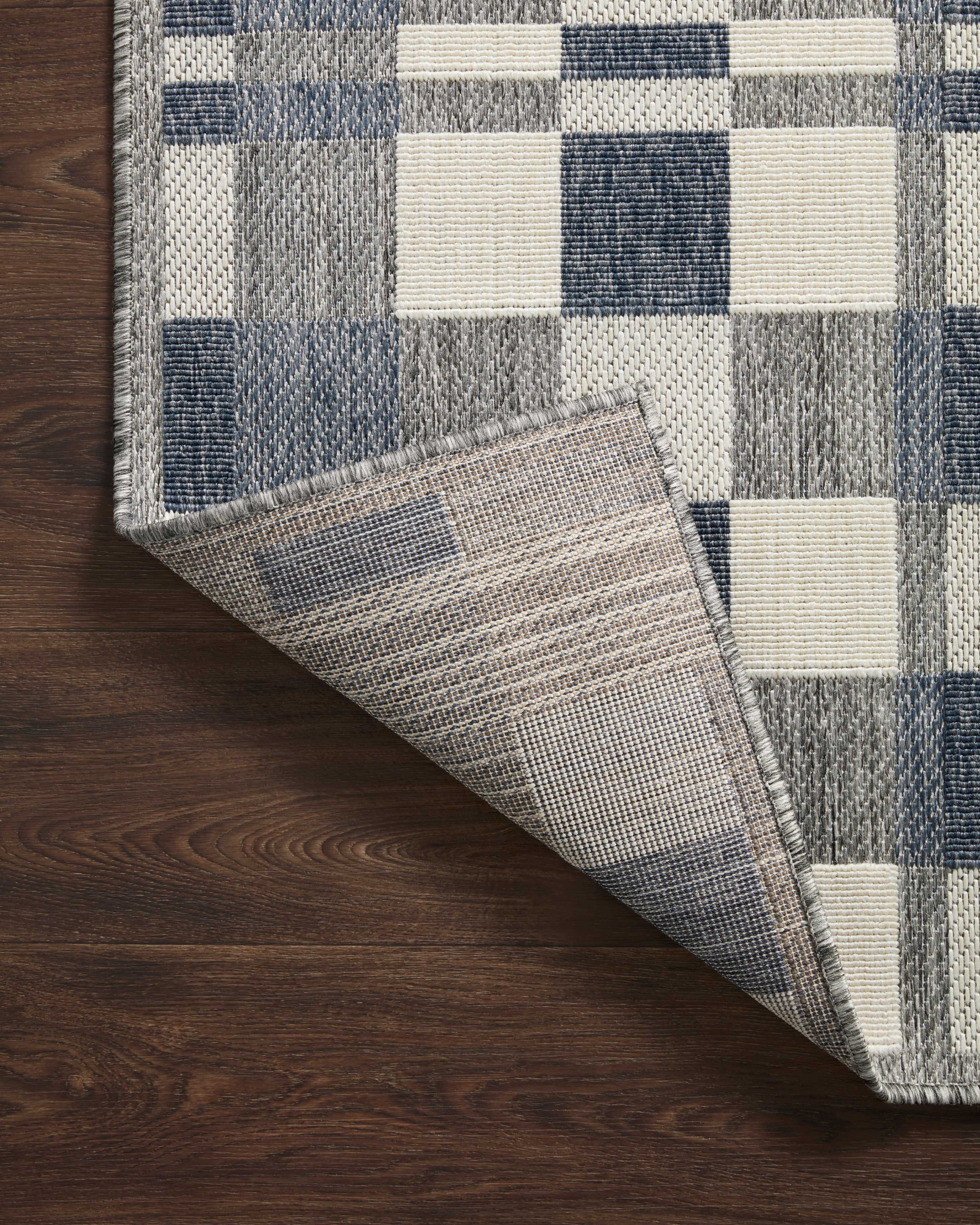 Loloi Rainier Ivory / Denim Rug Loloi