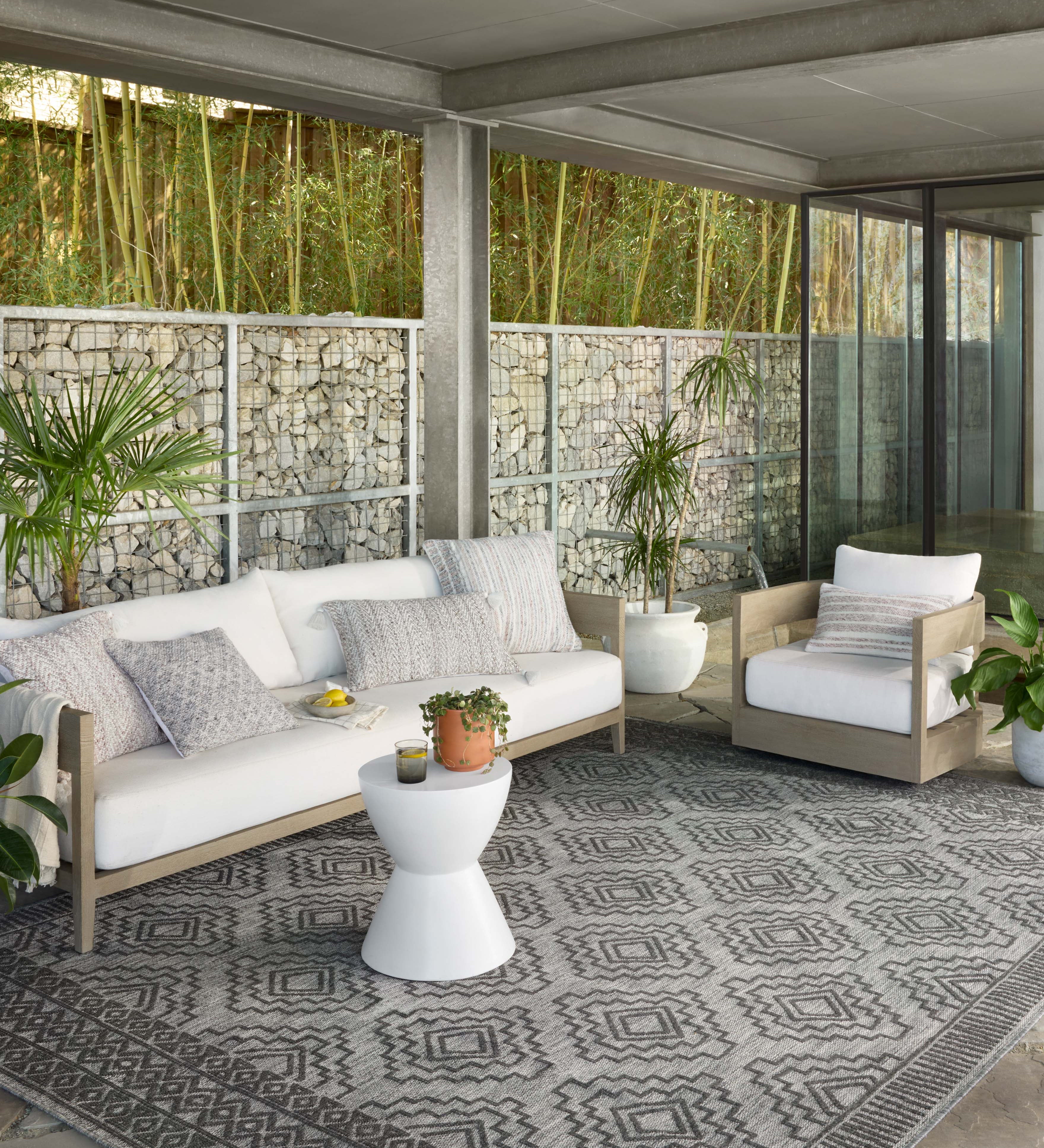 Loloi Rainier Grey / Charcoal Rug RUGS - synthetic Loloi