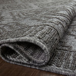 Loloi Rainier Grey / Charcoal Rug Loloi