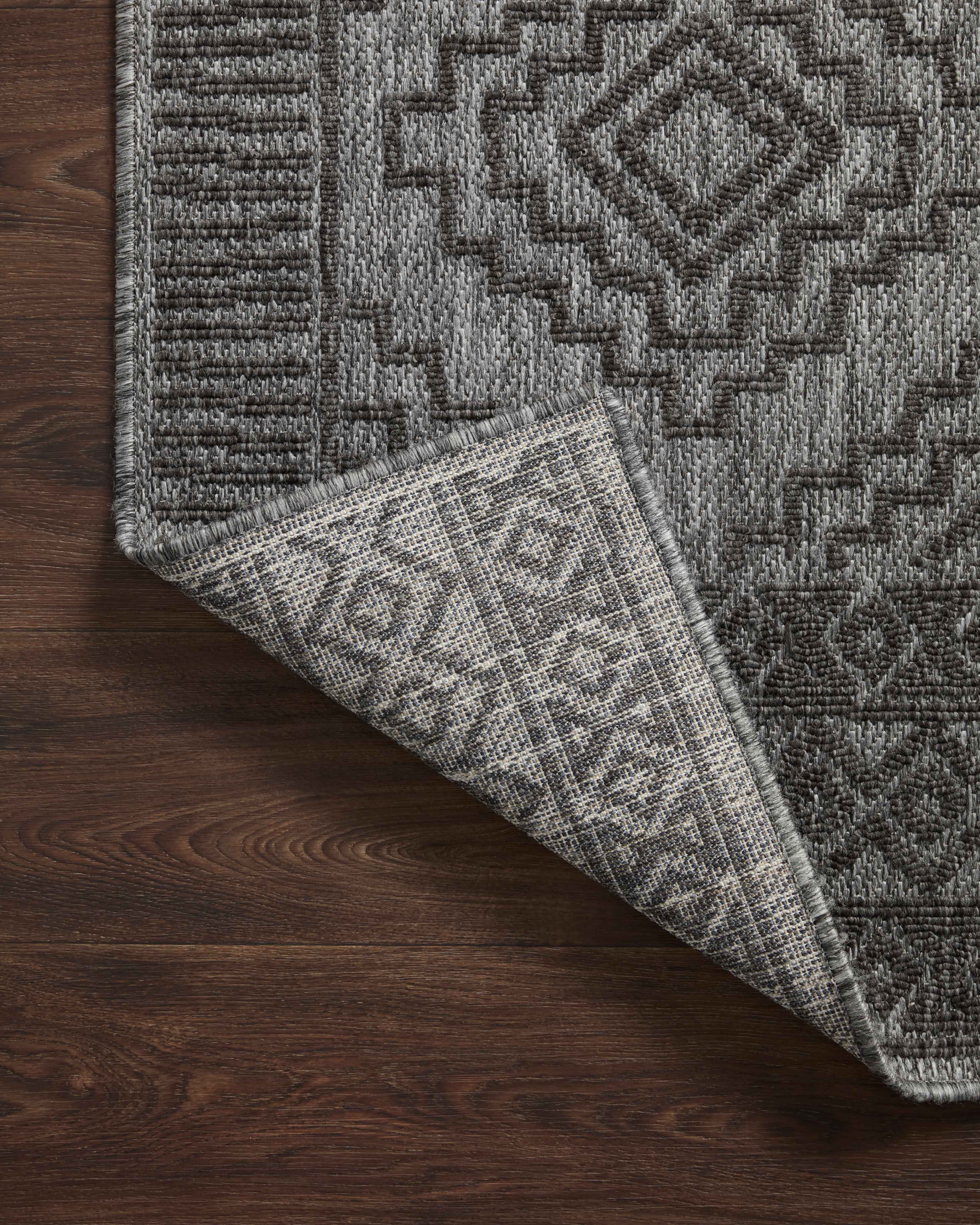 Loloi Rainier Grey / Charcoal Rug Loloi