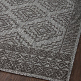 Loloi Rainier Grey / Charcoal Rug Loloi