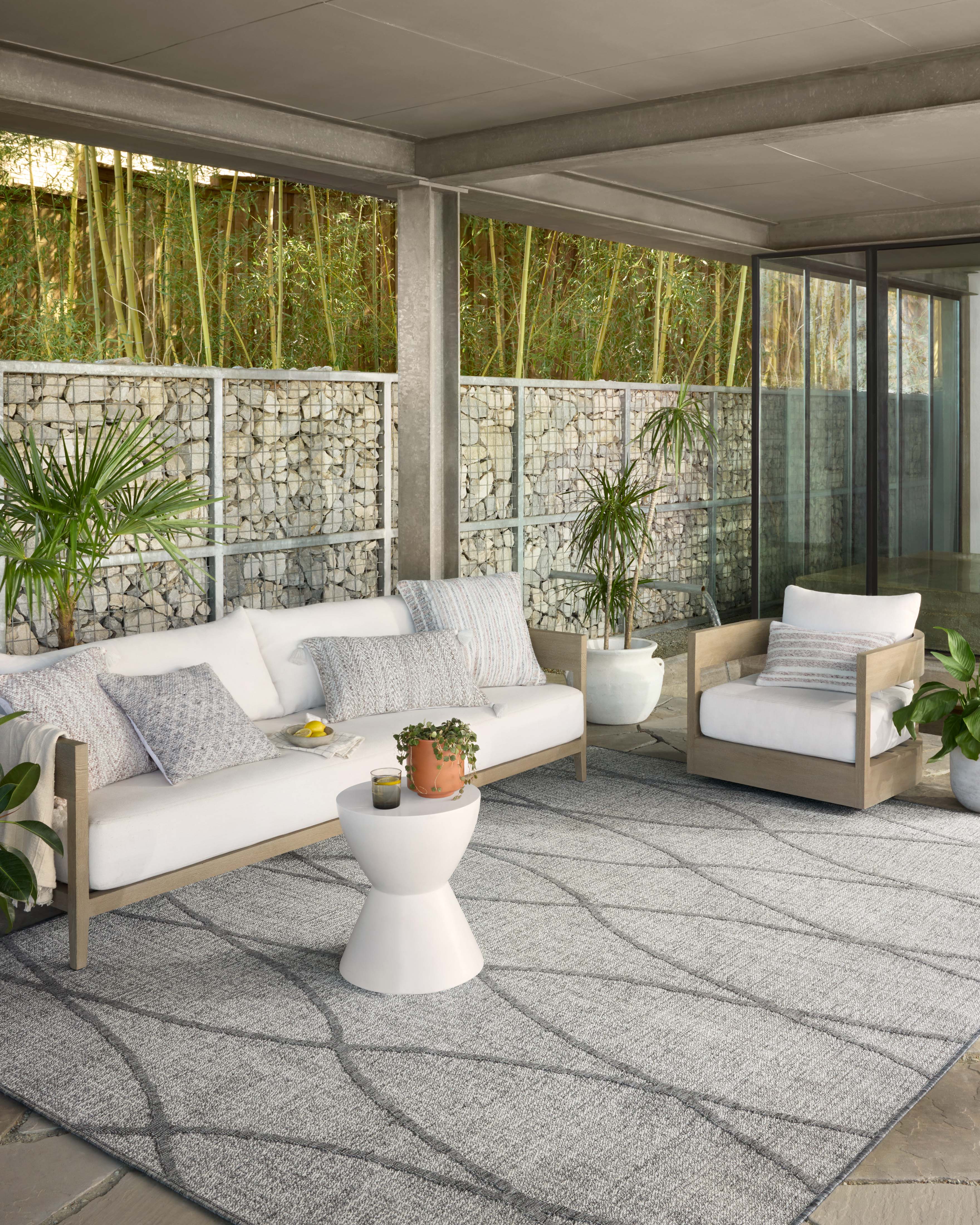 Loloi Rainier Dove / Grey Rug Loloi