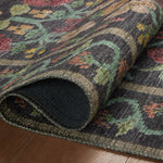 Rifle Paper Co. x Loloi Rosa Black Rug 0-RUGS-patterned Loloi