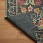 Rifle Paper Co. x Loloi Rosa Black Rug 0-RUGS-patterned Loloi