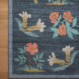 Rifle Paper Co. x Loloi Rosa Navy Rug RUGS - synthetic Loloi