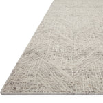 Loloi Raven Silver / Ivory Rug 0-RUGS - wool Loloi