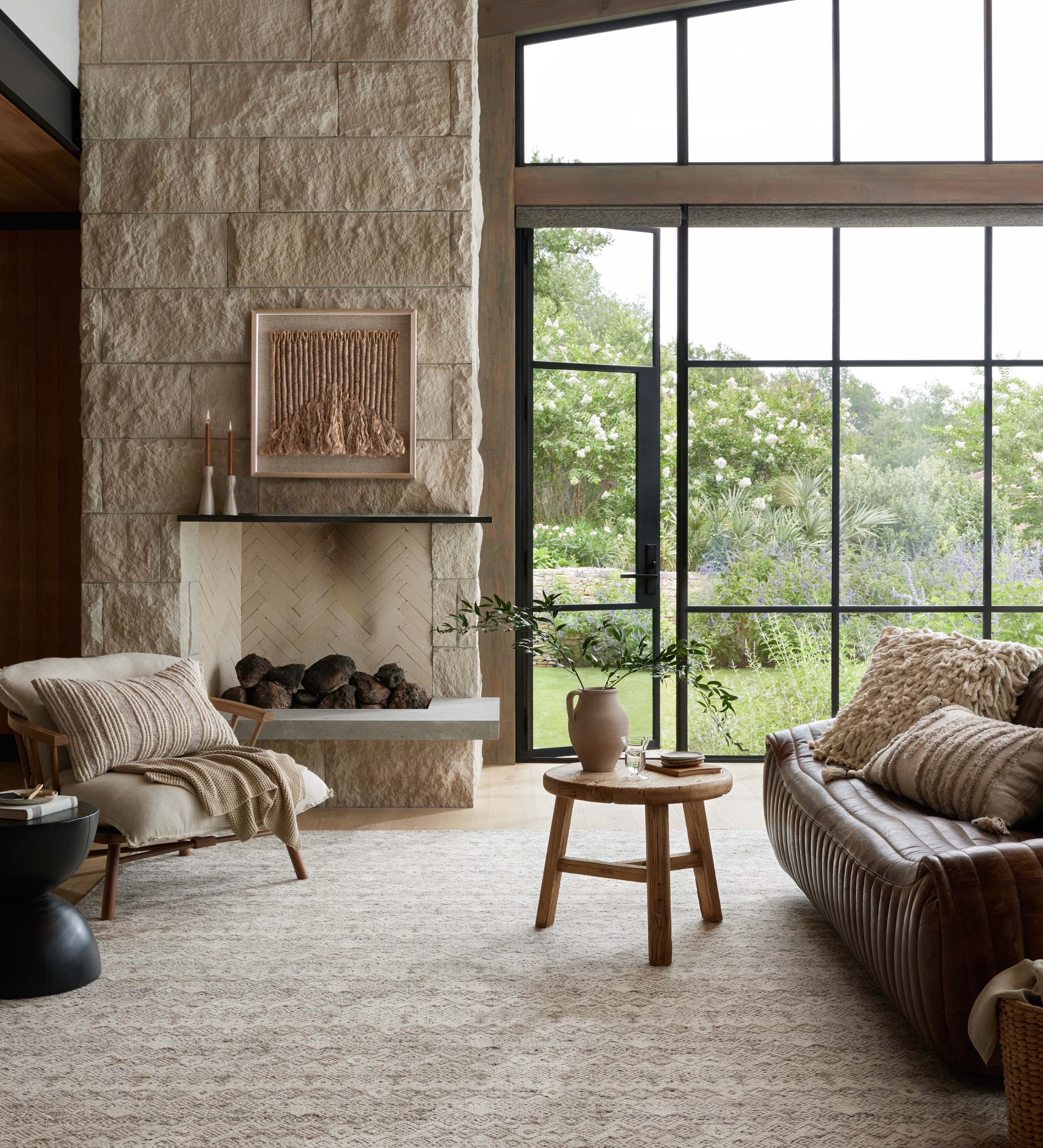 Loloi Raven Dove / Ivory Rug 0-RUGS - wool Loloi