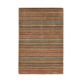 Brindle Stripe Hand Loom Knotted Wool Rug
