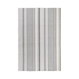 Gradation Ticking Handwoven Cotton Rug RUGS - cotton Dash & Albert Grey 2' x 3'