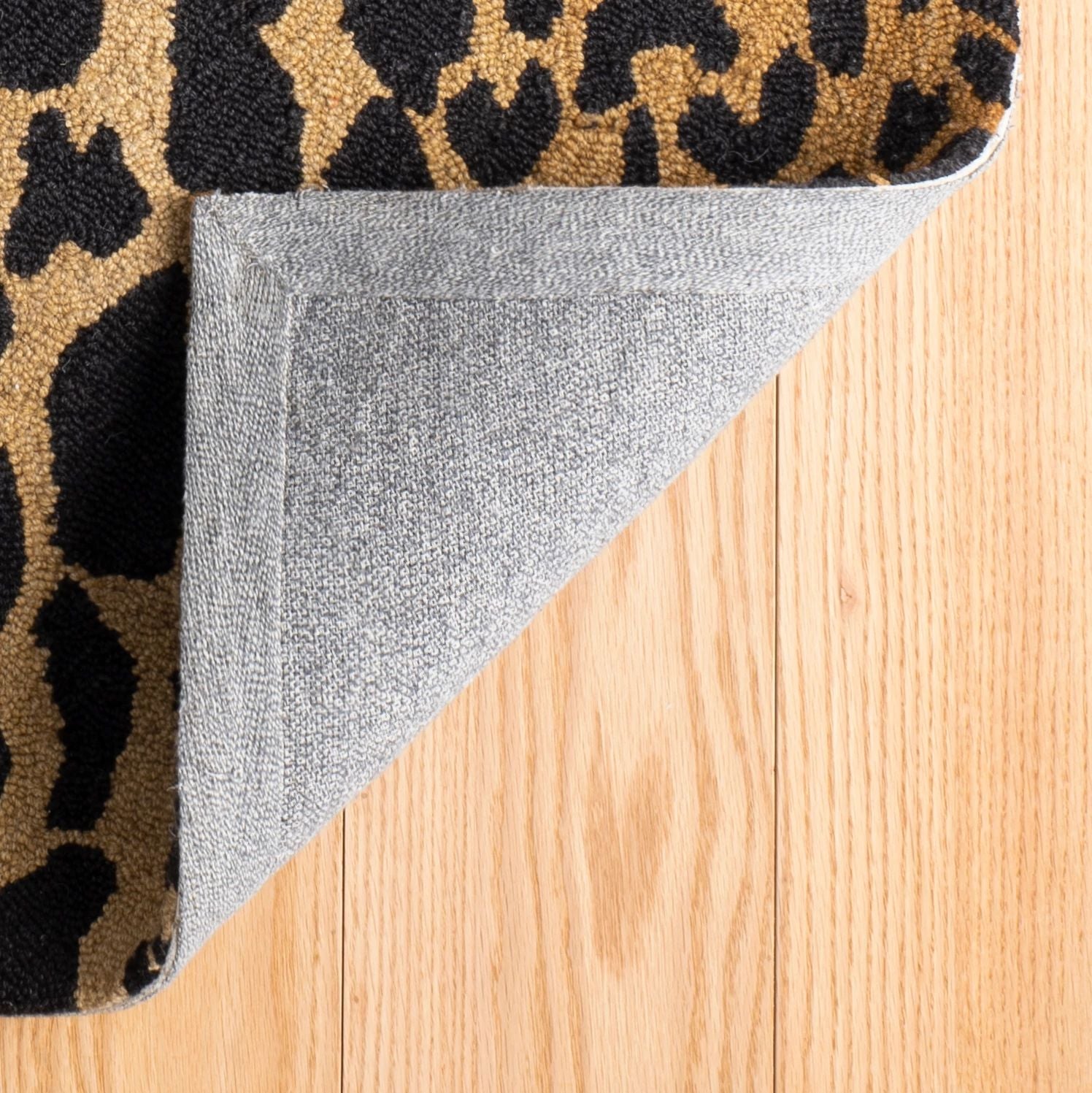 Leopard Hand Micro Hooked Wool Rug RUGS - wool Dash & Albert