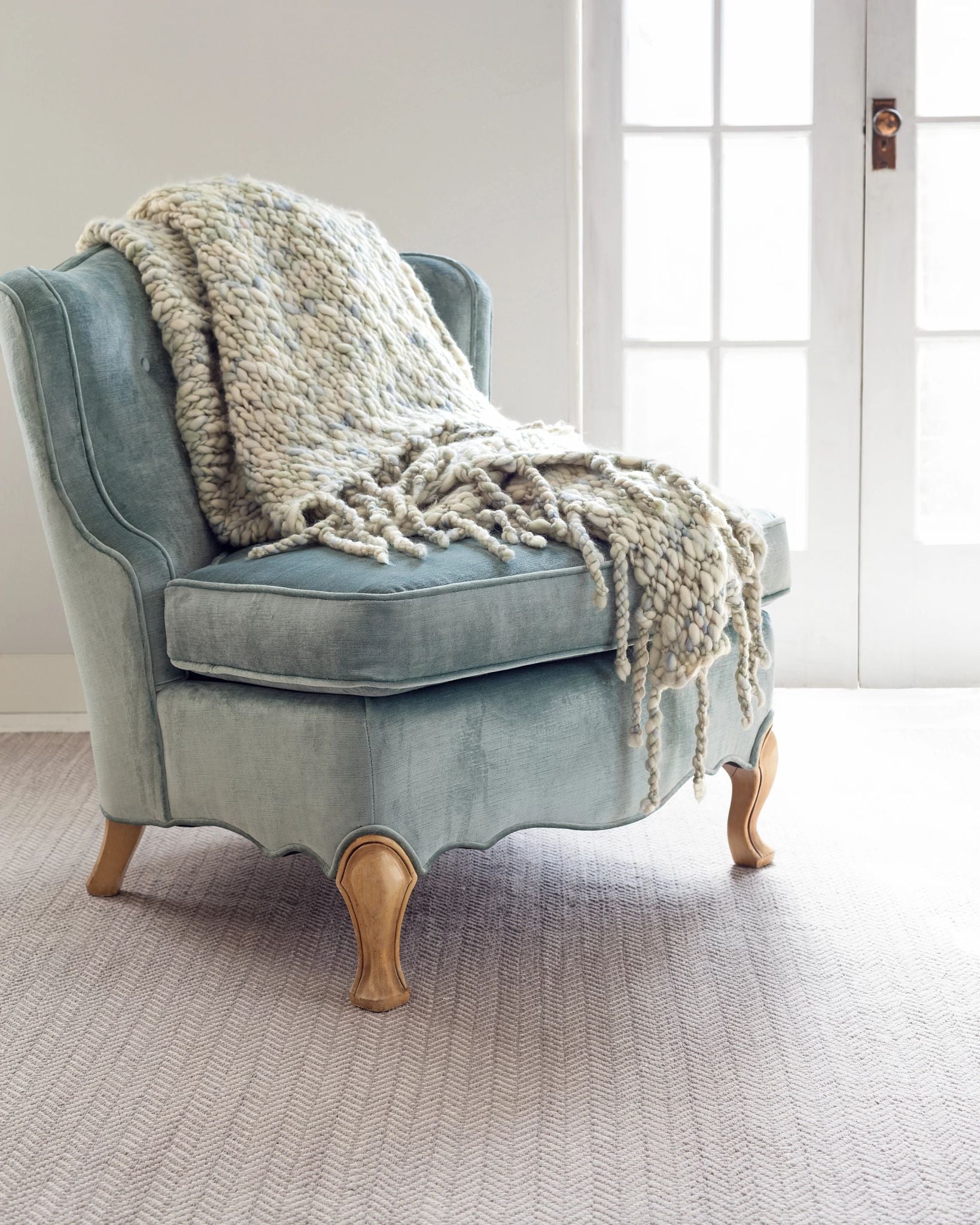 Herringbone Handwoven Cotton Rug RUGS - cotton Dash & Albert