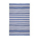 Rugby Stripe Handwoven Indoor/Outdoor Rug RUGS - synthetic Dash & Albert Denim 2' x 3'