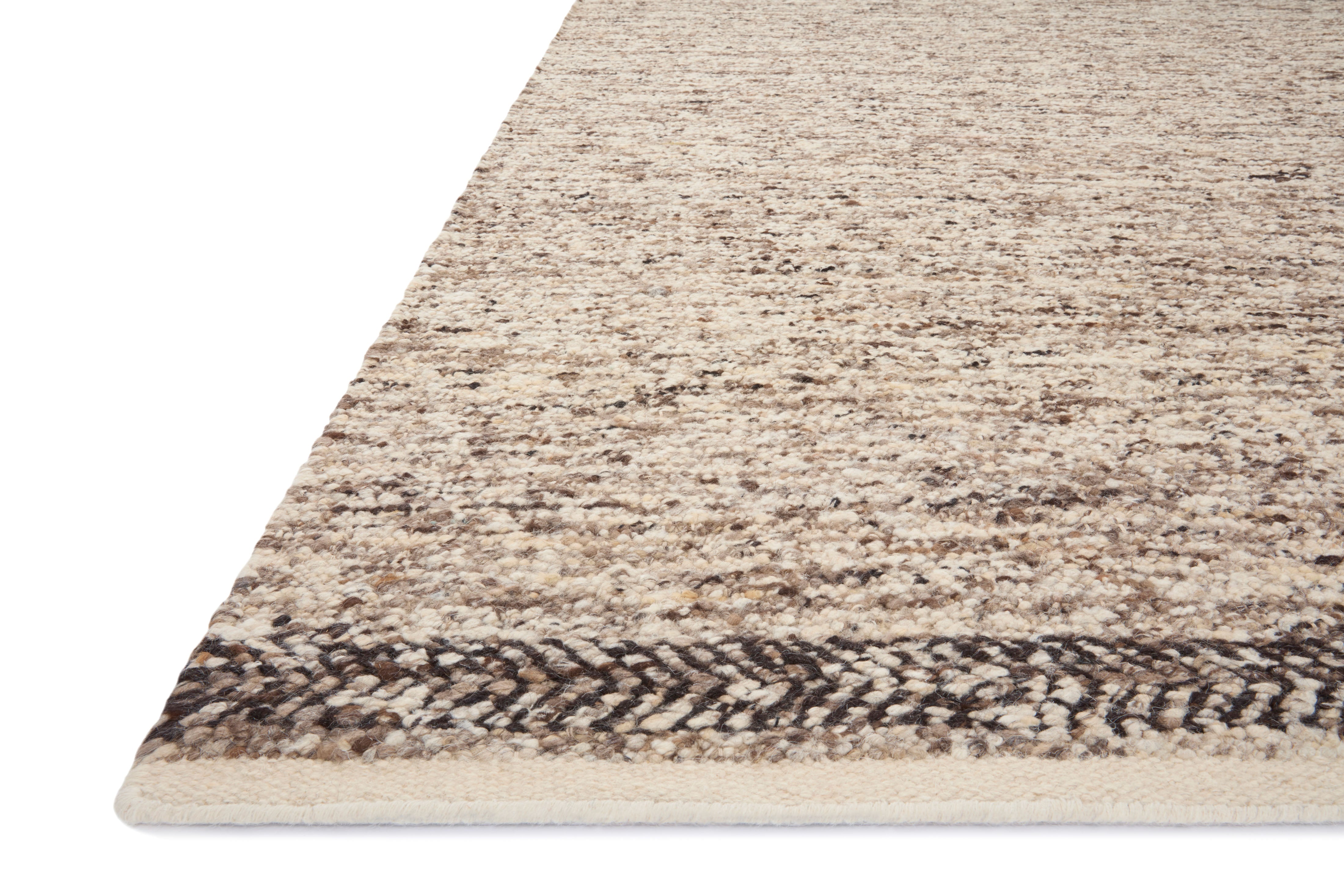 Reyla Granite / Mocha Rug RUGS - wool Loloi