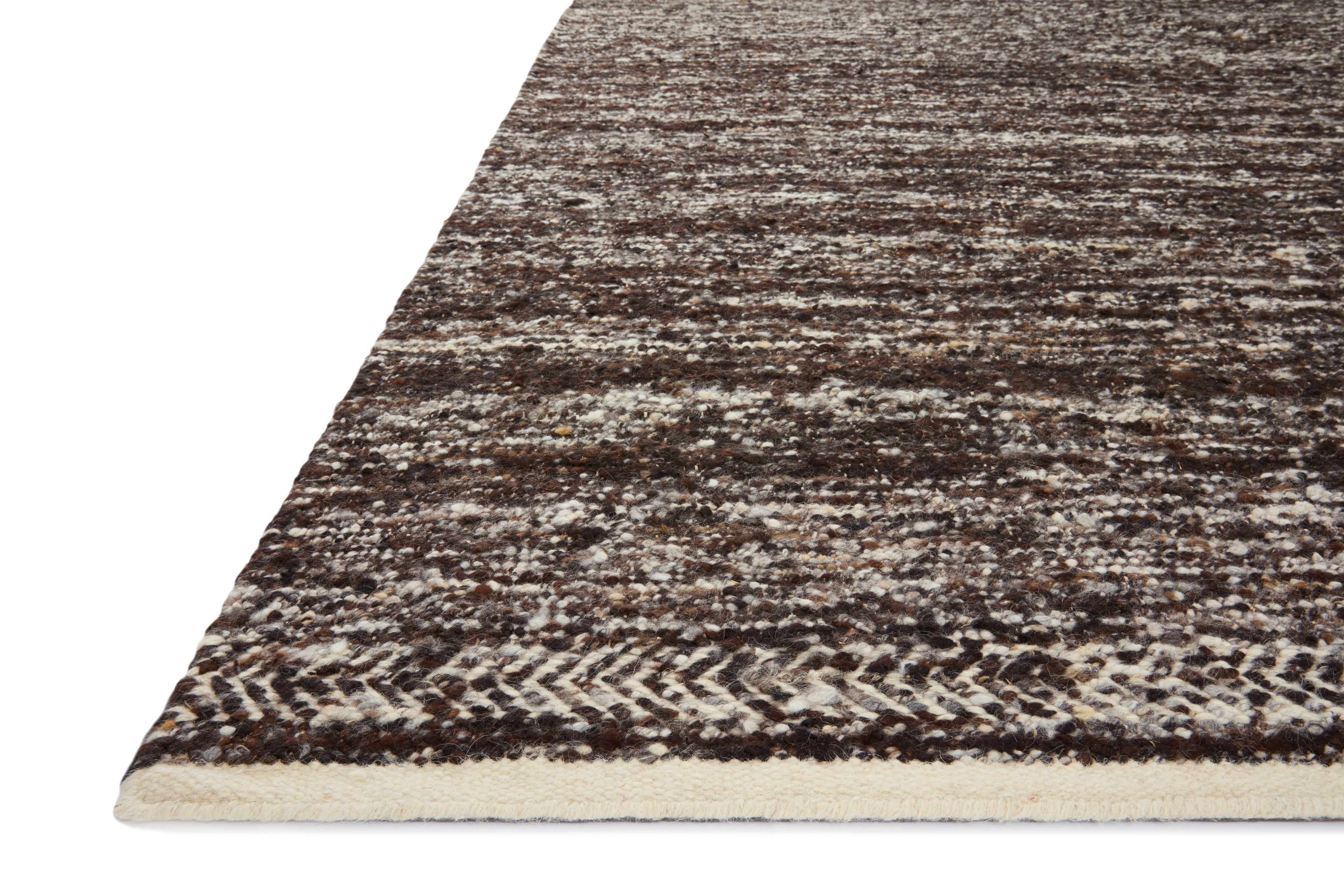Loloi Reyla Mocha / Ivory Rug RUGS - wool Loloi