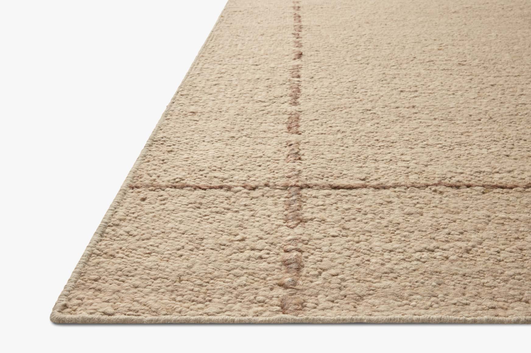 Magnolia Home x Loloi Ridge Oatmeal / Brown Rug - Rug & Weave