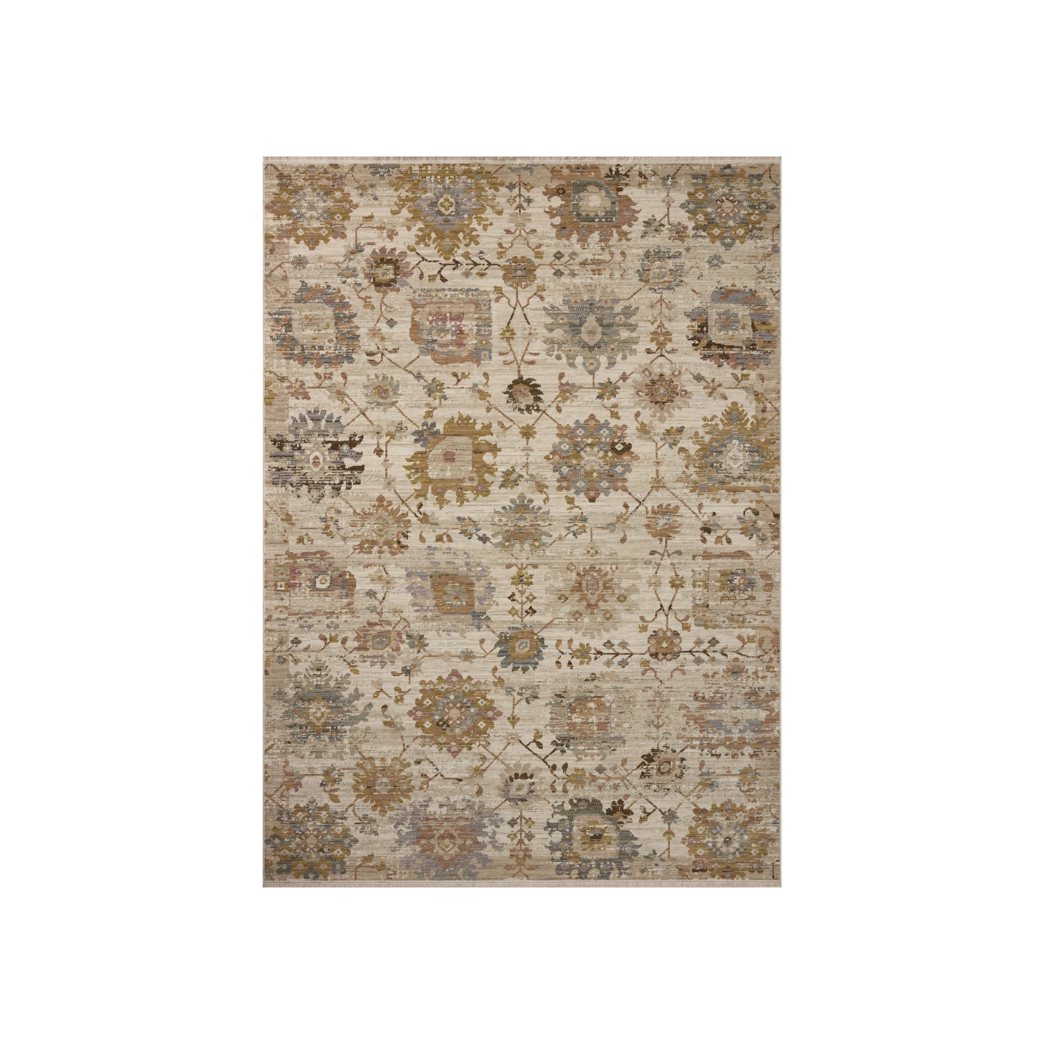Loloi Reign Ivory / Multi Rug RUGS - wool Loloi 18" x 18"