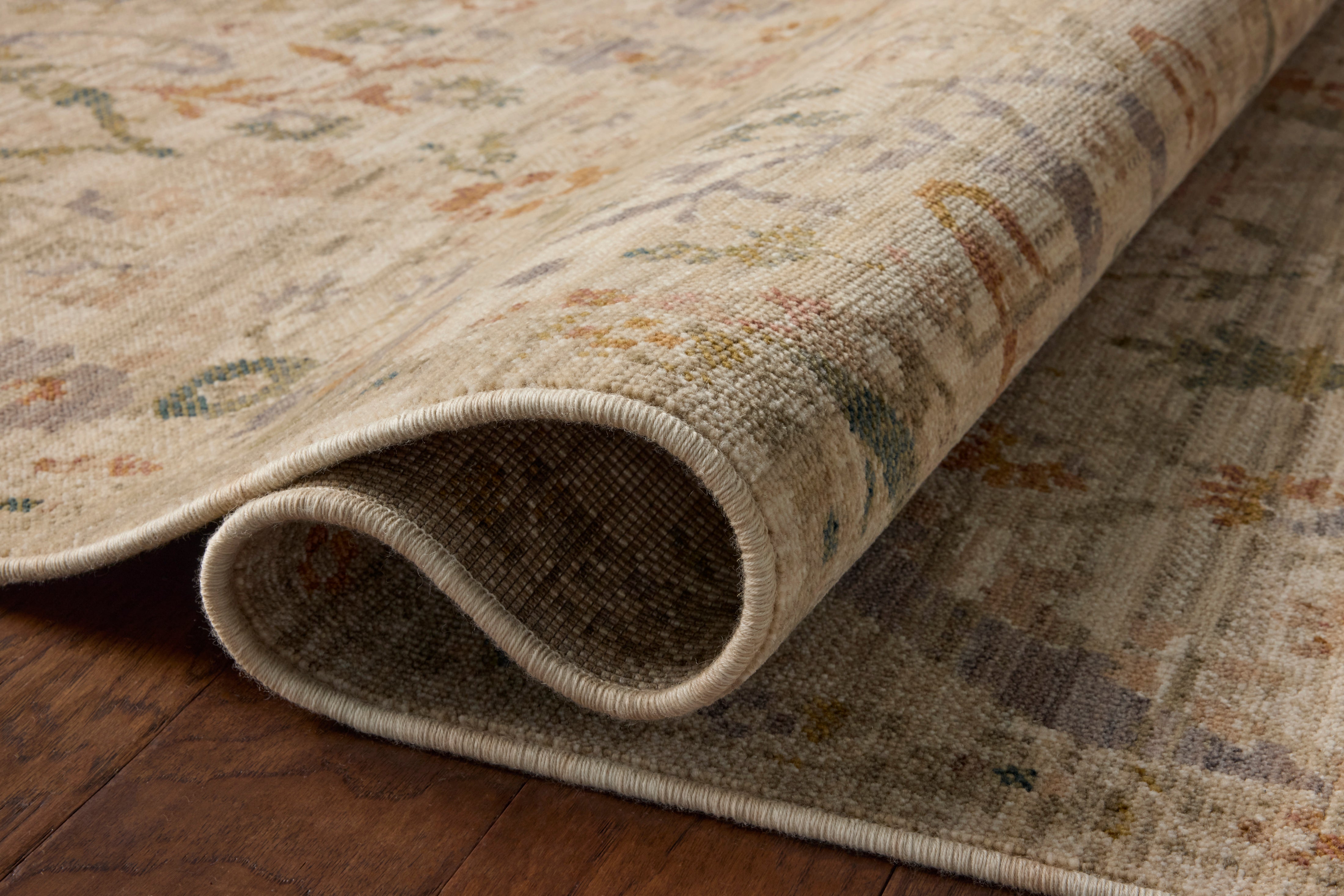 Loloi Reign Fog / Multi Rug RUGS - wool Loloi 18" x 18"