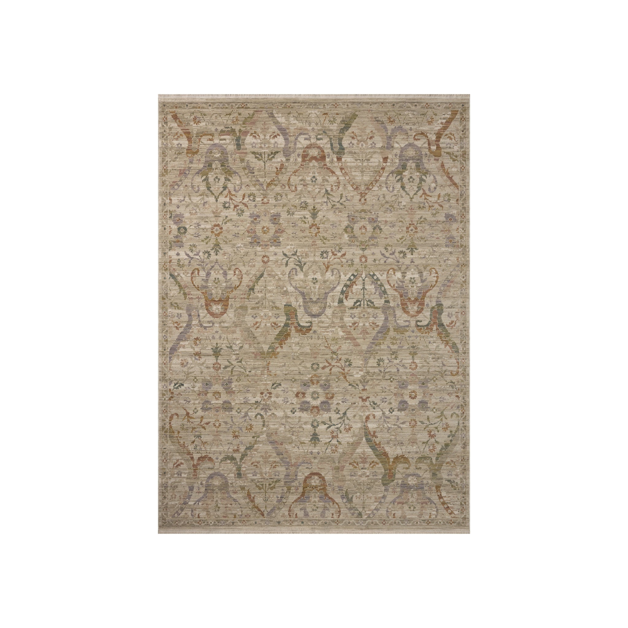 Loloi Reign Fog / Multi Rug RUGS - wool Loloi 18" x 18"
