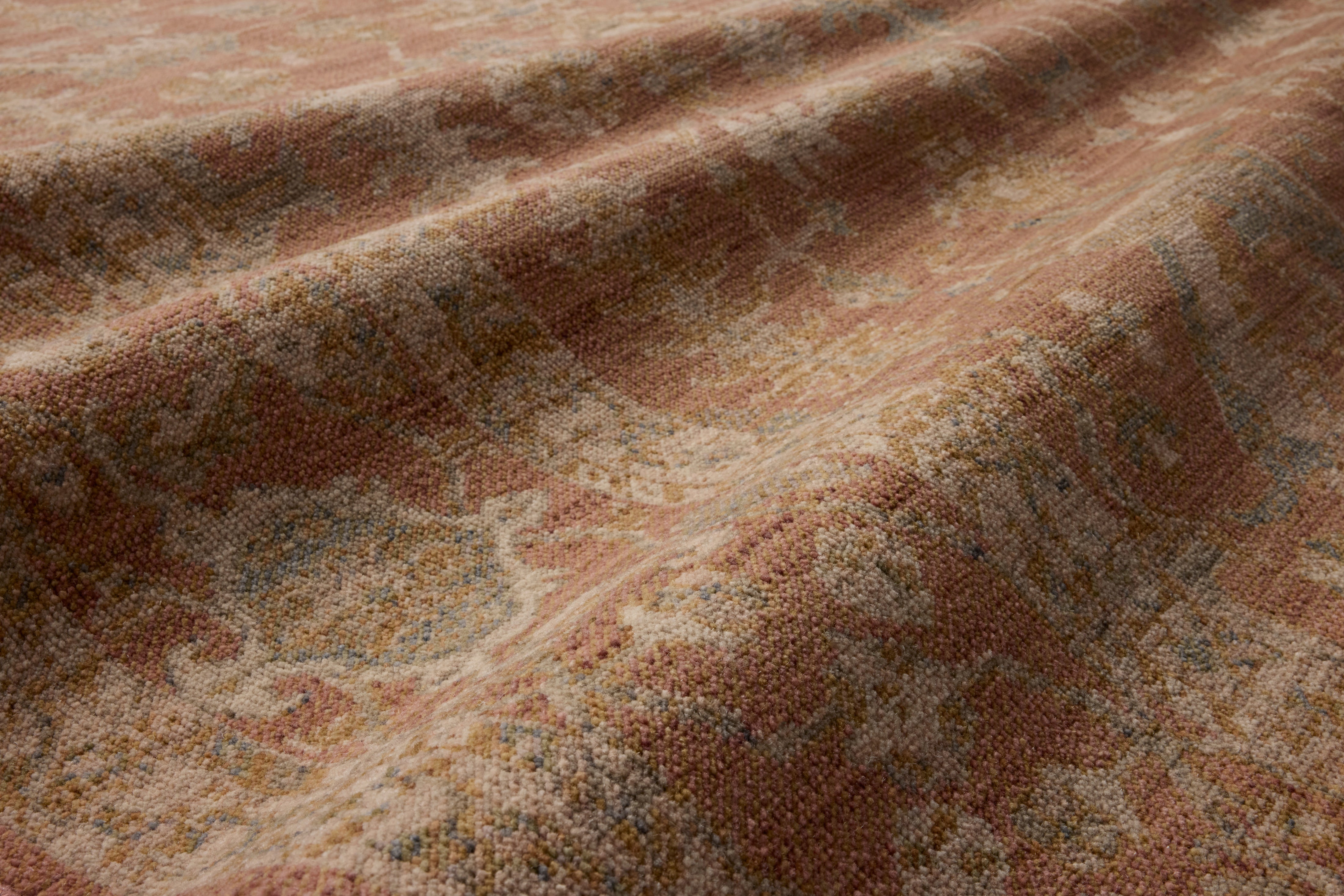 Loloi Reign Terracotta / Sky Rug RUGS - wool Loloi