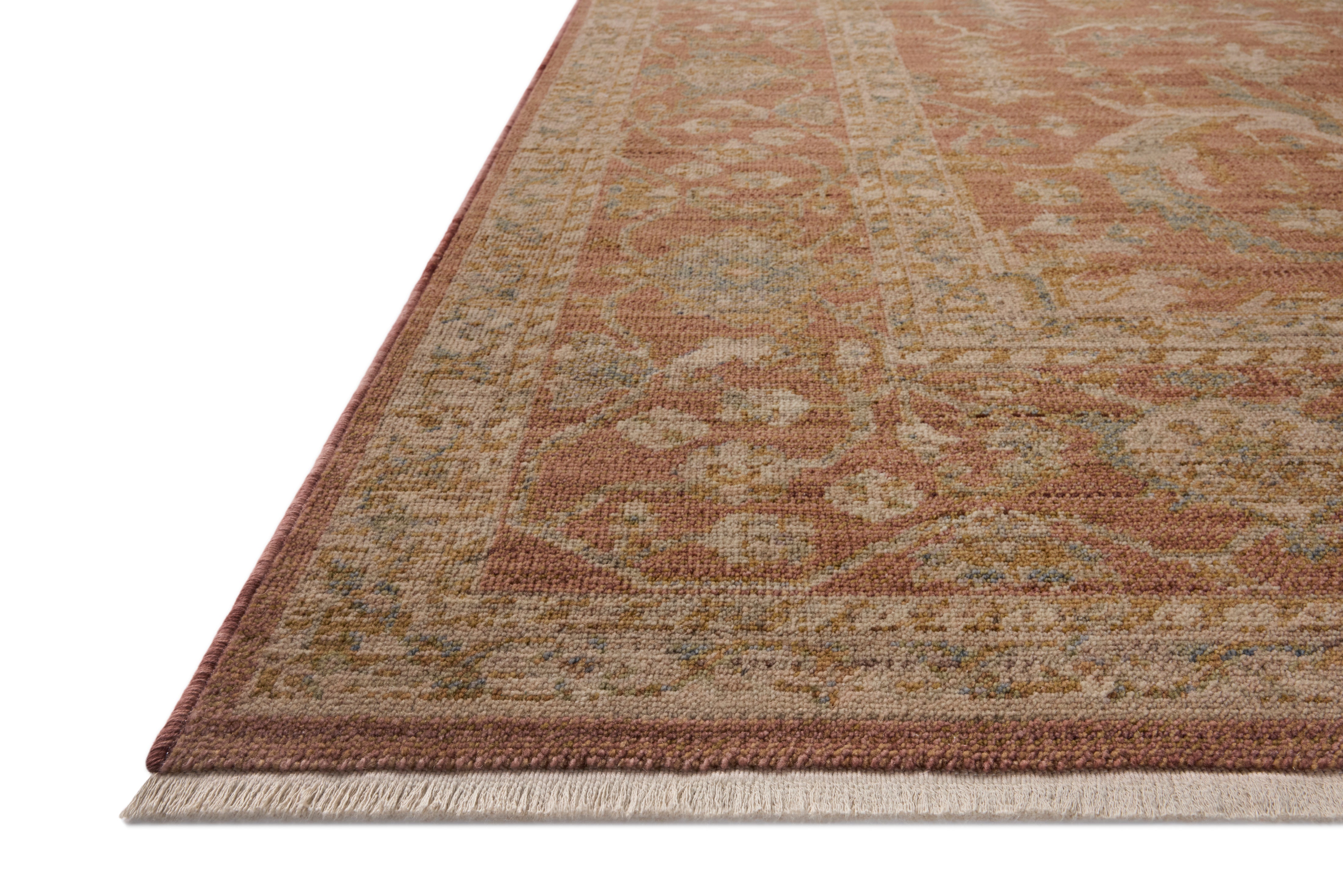 Loloi Reign Terracotta / Sky Rug RUGS - wool Loloi