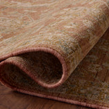 Loloi Reign Terracotta / Sky Rug RUGS - wool Loloi 18" x 18"