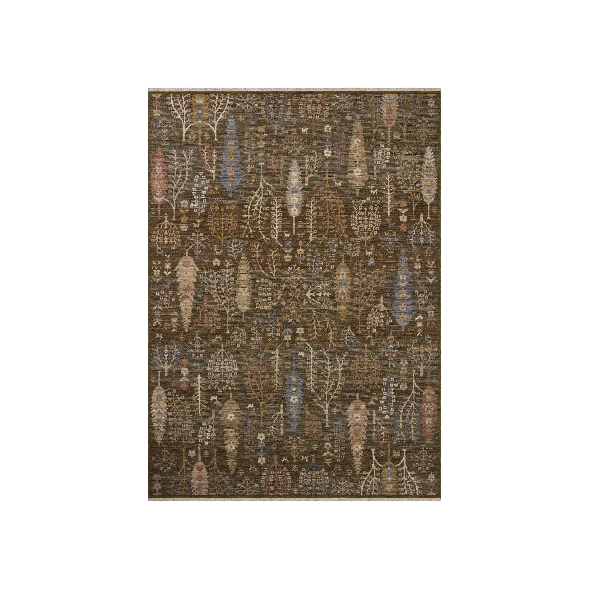 Loloi Reign Moss / Multi Rug RUGS - wool Loloi 18" x 18"