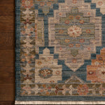 Loloi Reign Blue / Multi Rug RUGS - wool Loloi 18" x 18"