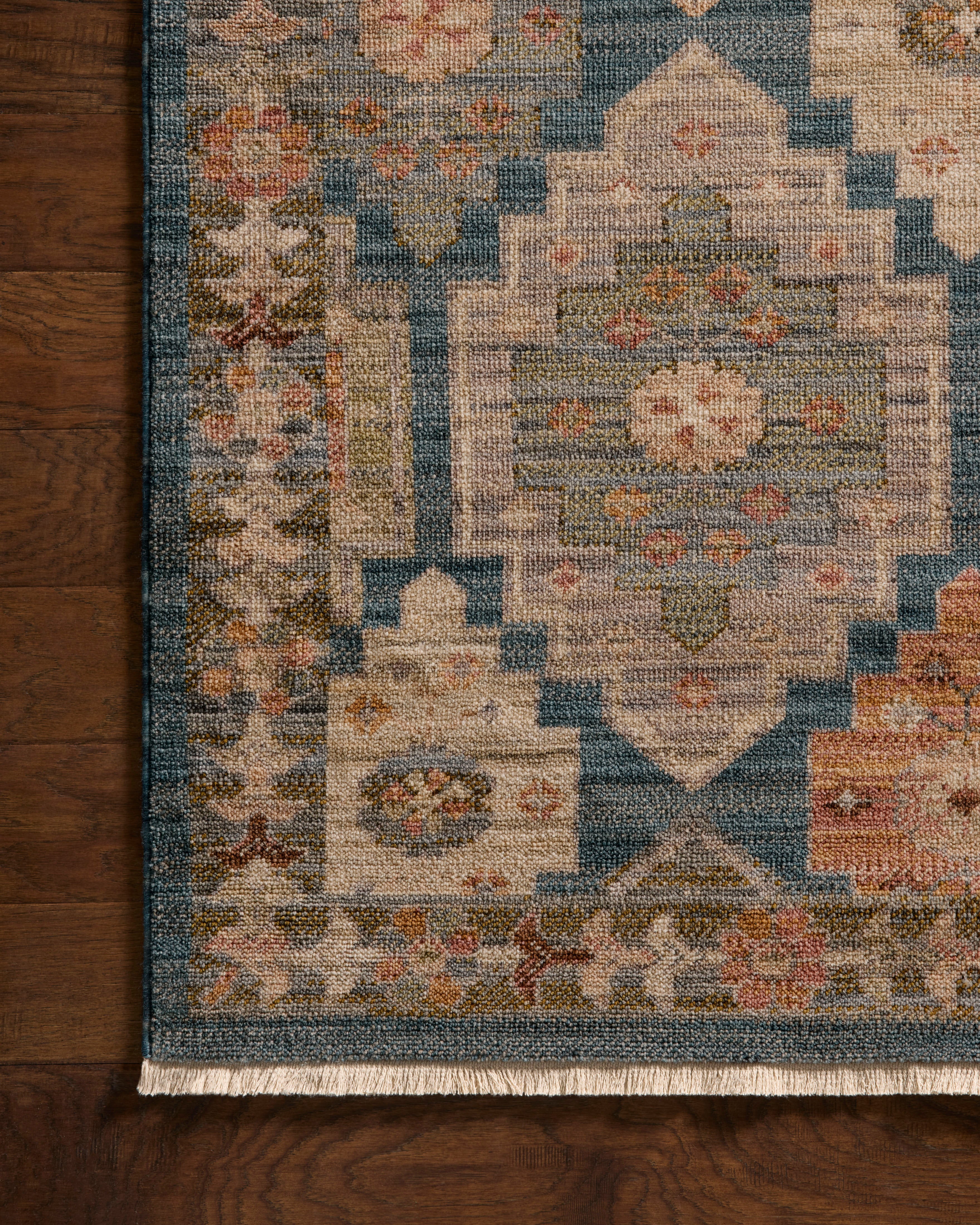 Loloi Reign Blue / Multi Rug RUGS - wool Loloi 18" x 18"