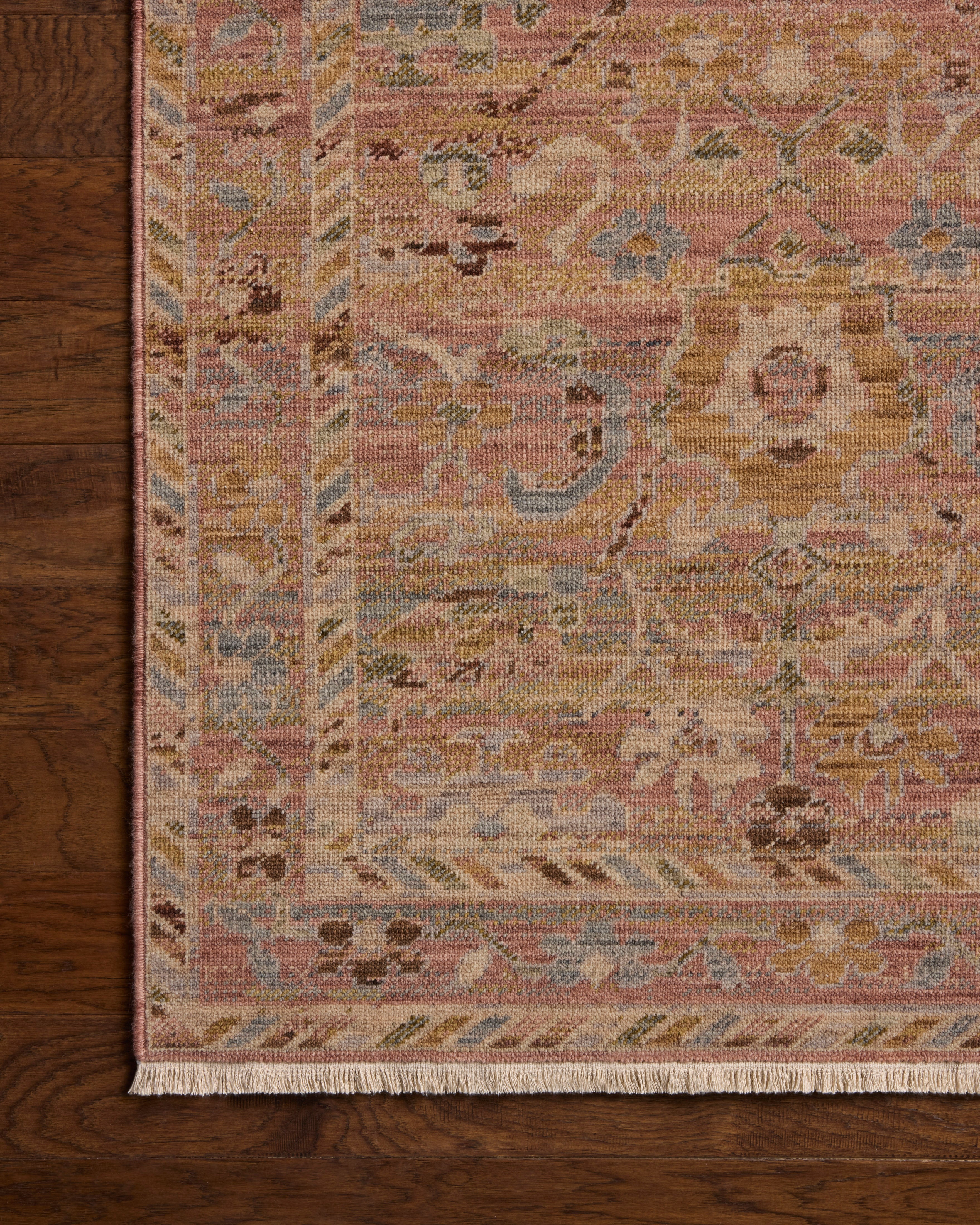Loloi Reign Pink / Multi Rug RUGS - wool Loloi 18" x 18"