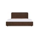 Siman Storage Bed FURNITURE - beds Moe's Furniture Brown King
