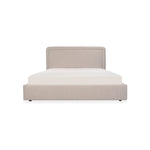 Siman Storage Bed FURNITURE - beds Moe's Furniture Beige King