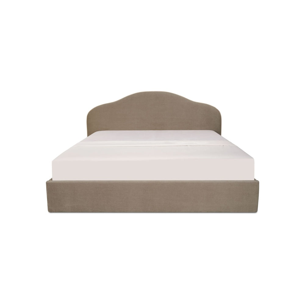 Margaret Storage Bed FURNITURE - beds Moe's Furniture Taupe Queen