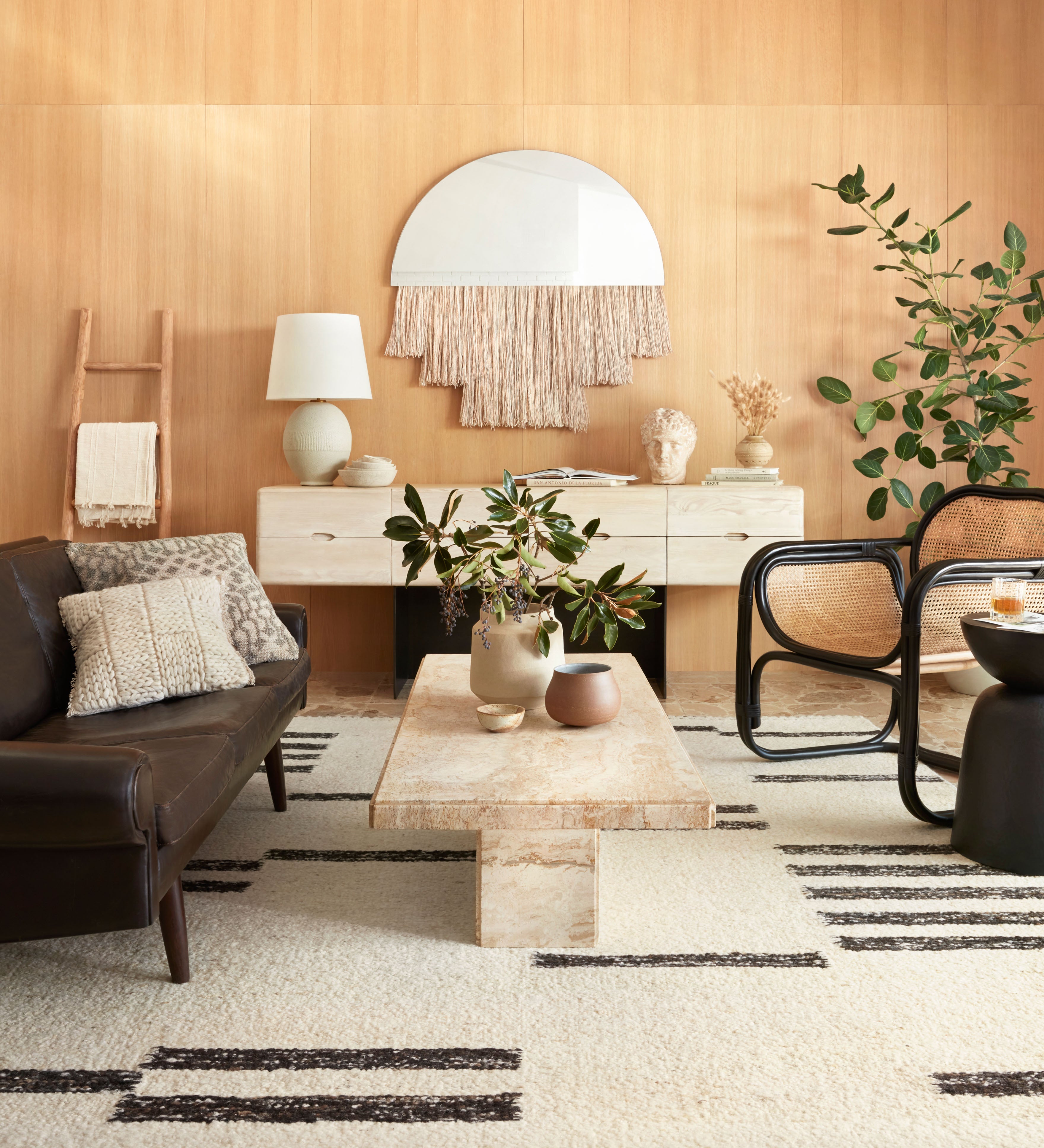 Loloi Roman Natural / Bark Rug RUGS - wool Loloi