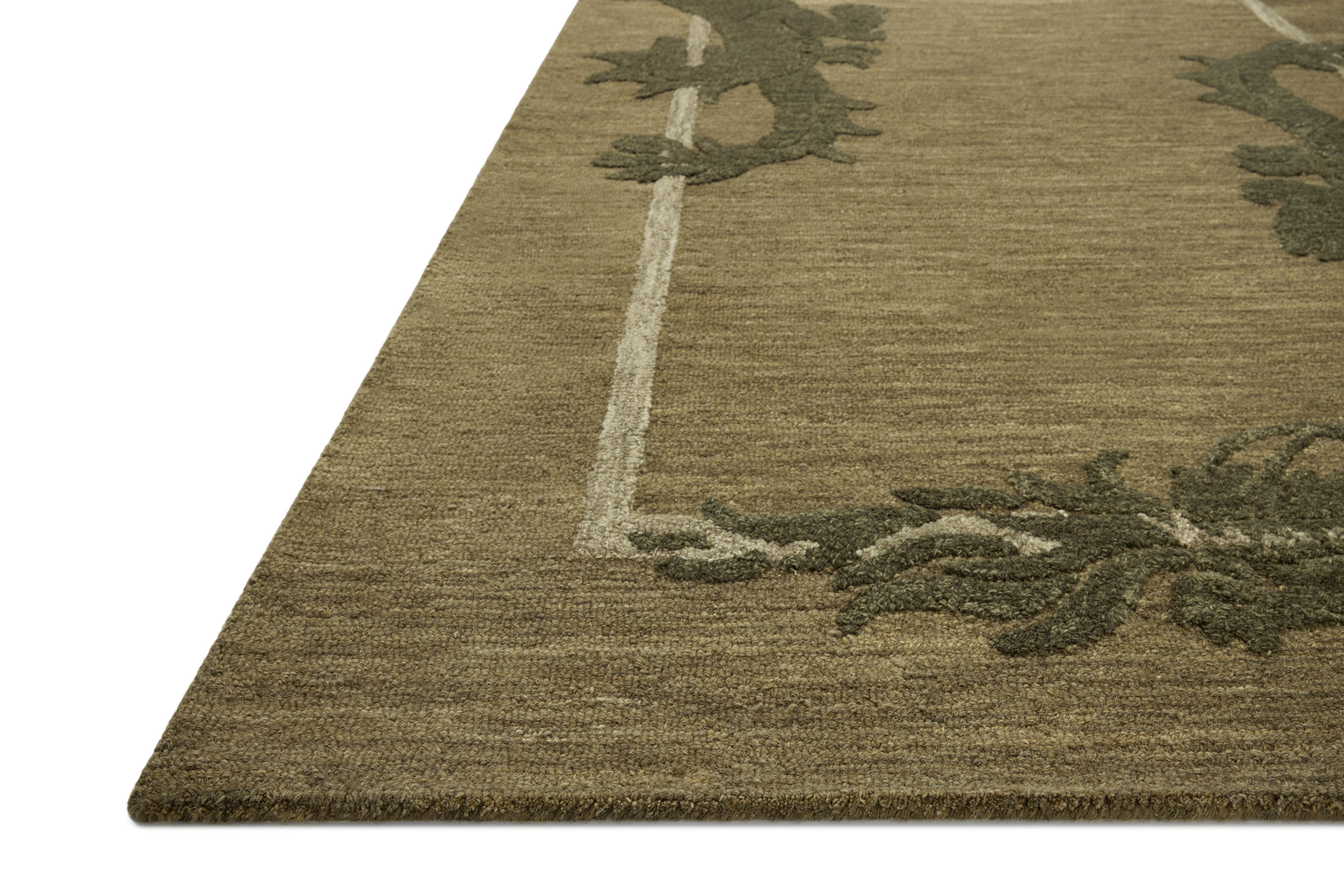 Brigette Romanek x Loloi Romi Green / Forest Rug, In-house Sample Romi Collection DESIGN Rug Sample Green / – view 2