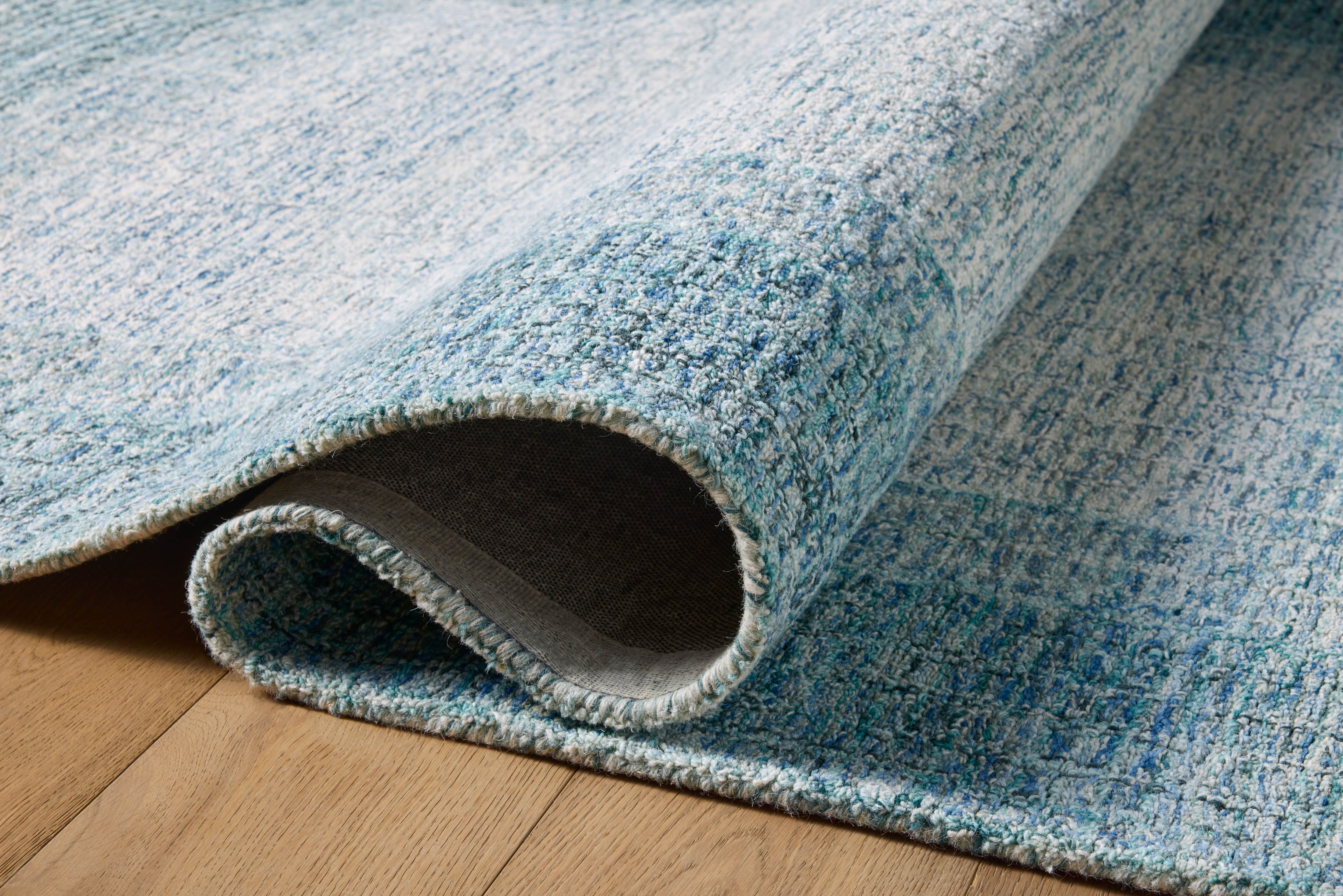 Loloi Rosina Aqua Rug RUGS - wool Loloi